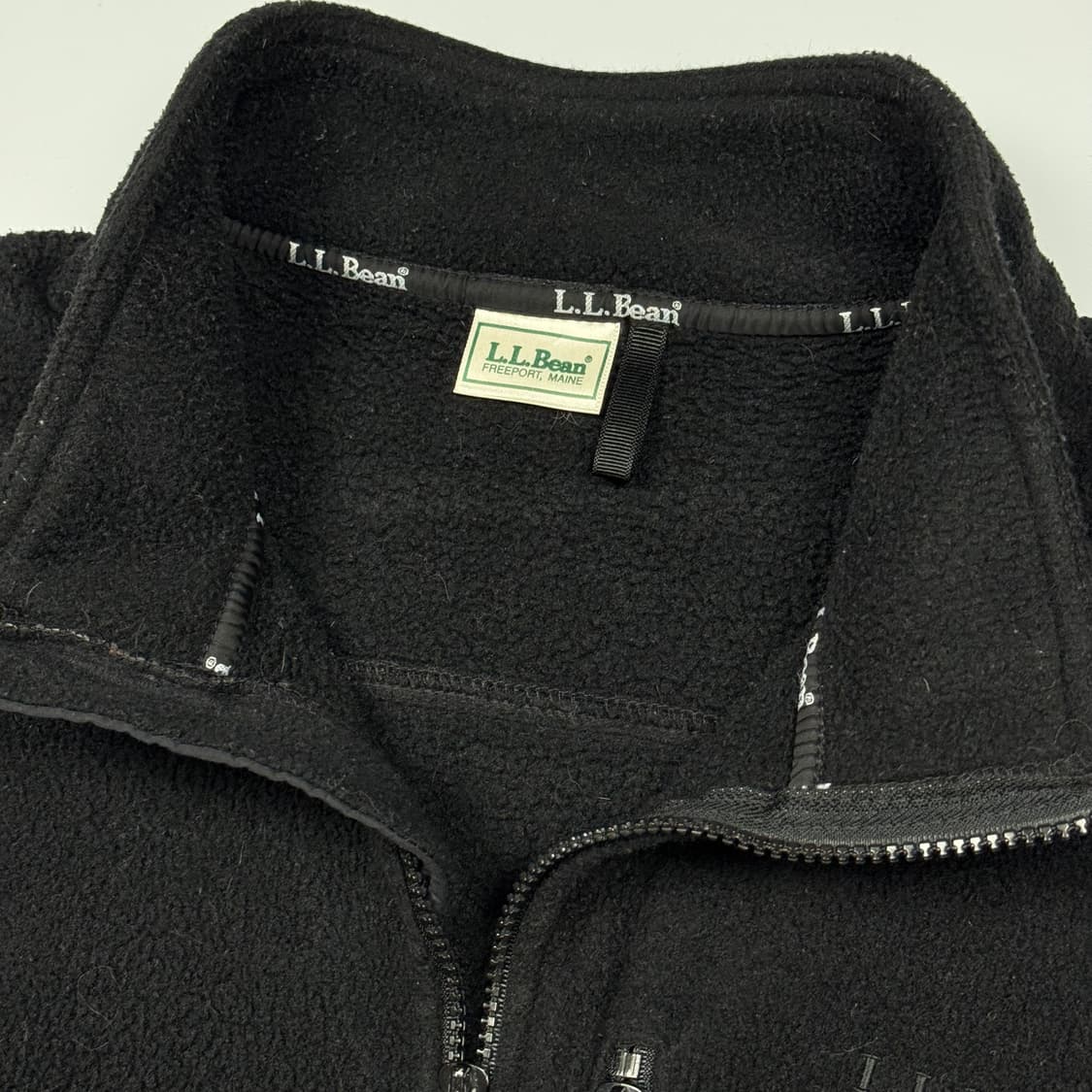 (110) 80s 엘엘빈 플리스 자켓 블랙 상품이미지6