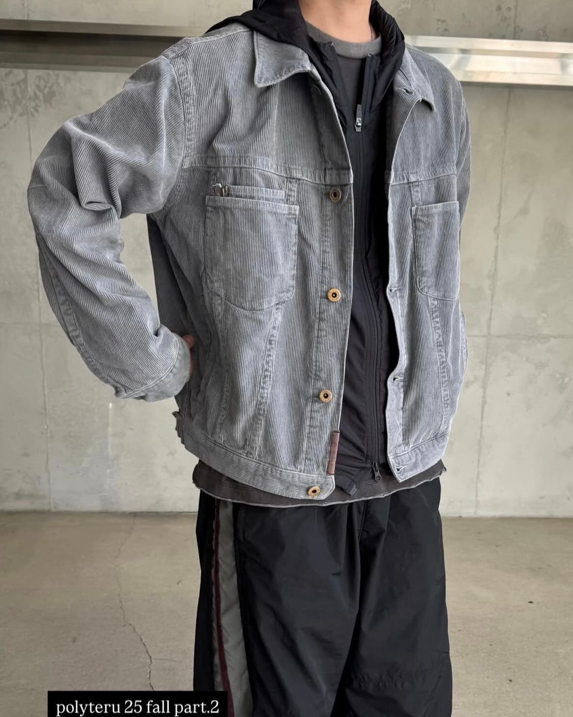 [3]폴리테루 유즈드 독 트러커 아이스 그레이 상품이미지1