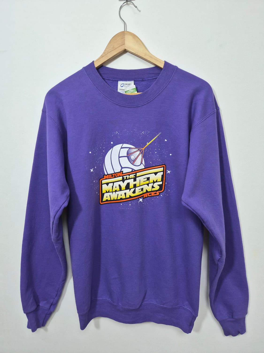 USA 메인 우주 프린팅 맨투맨 M - M13 상품이미지1