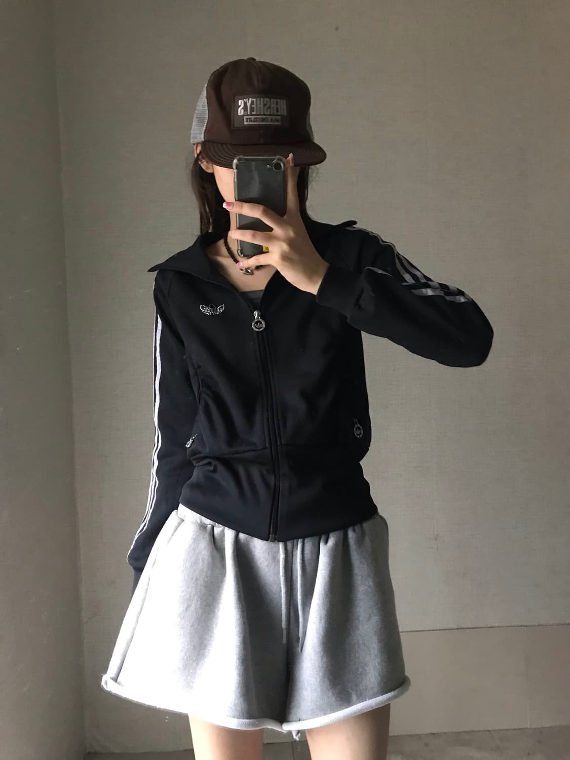 아디다스 블랙 실버 큐빅 져지 상품이미지4