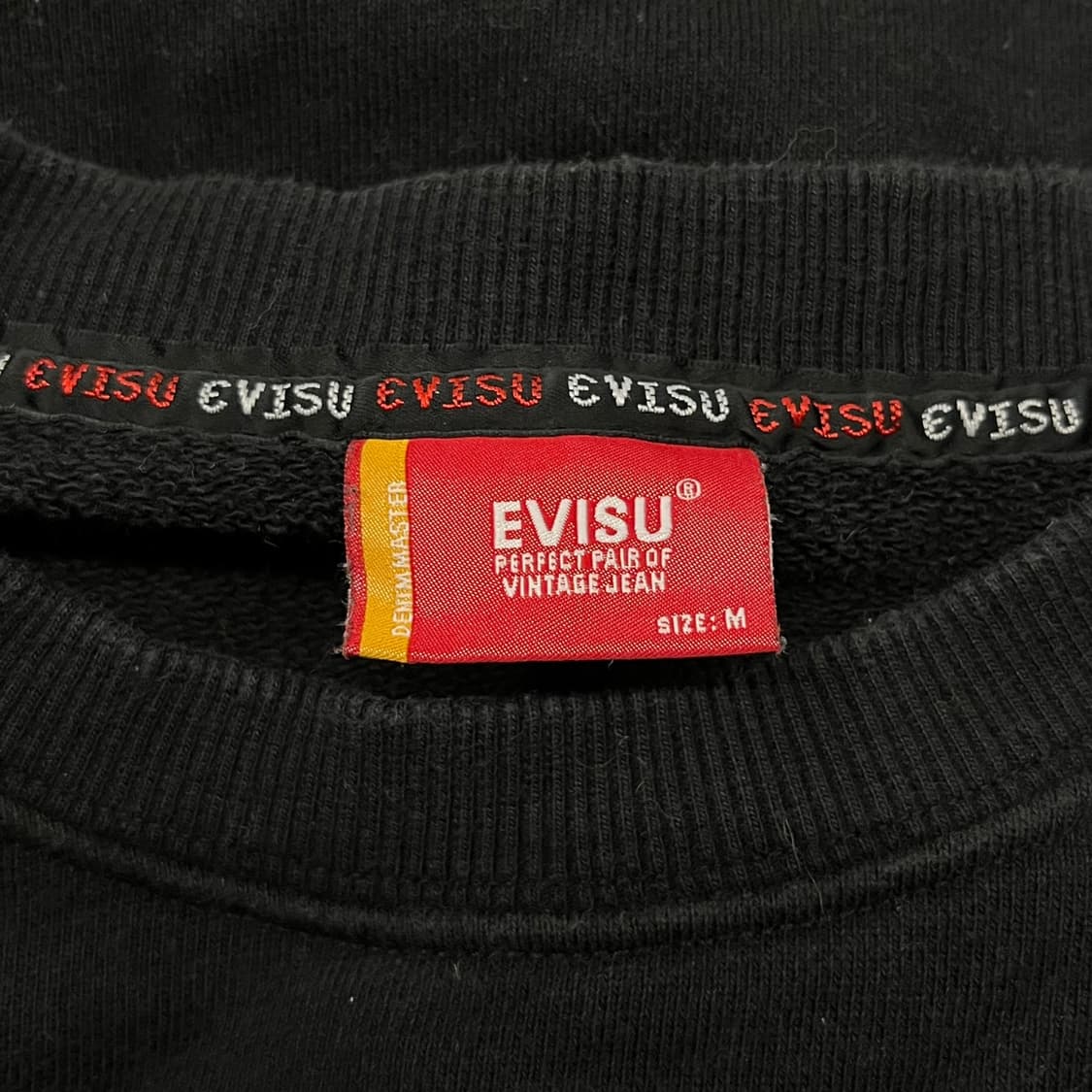 에비수 빅로고 검빨 맨투맨  상품이미지5