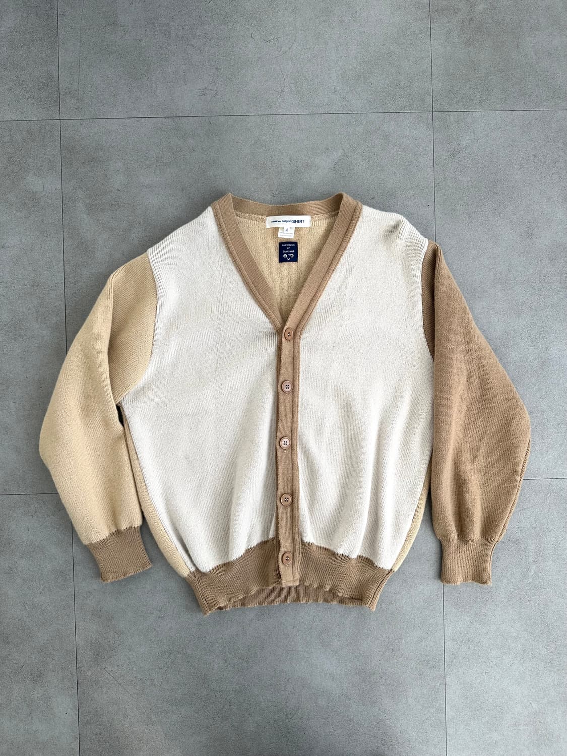 꼼데가르송 shirt 브라운 가디건 상품이미지1