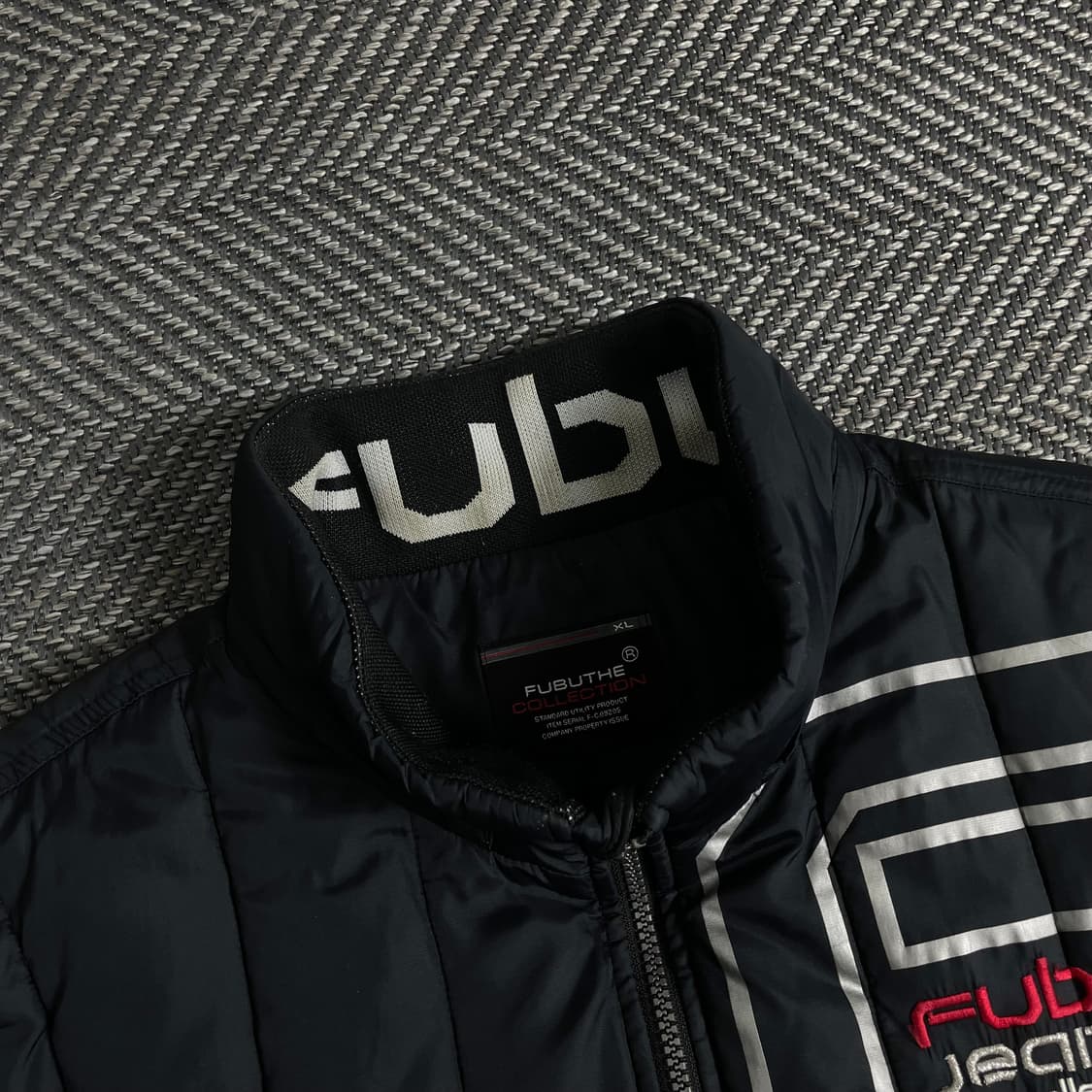 00s 후부 빈티지 y2K 빅로고 다운 베스트o 3834 상품이미지5