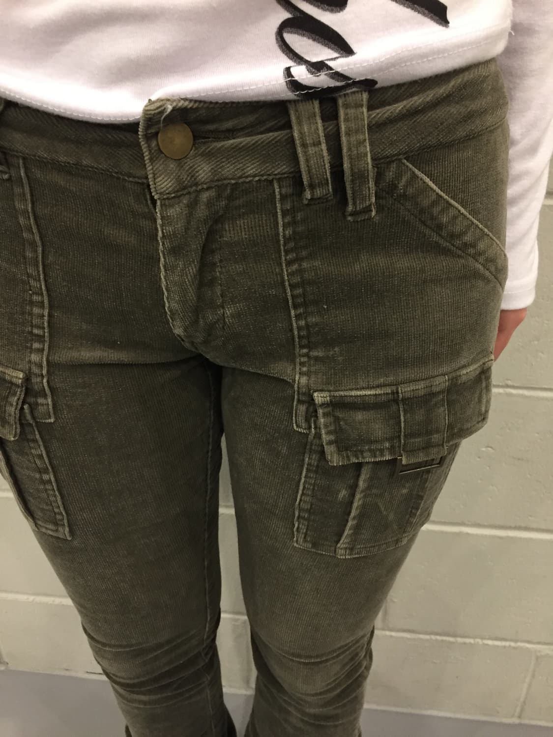 unknown y2k 부츠컷 지퍼 데님 상품이미지4