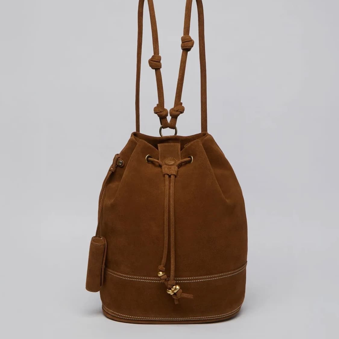 아카이브앱크 Knotted backpack 스웨이드 백팩 상품이미지1