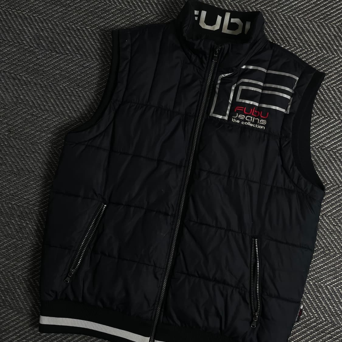 00s 후부 빈티지 y2K 빅로고 다운 베스트y 3528 상품이미지1