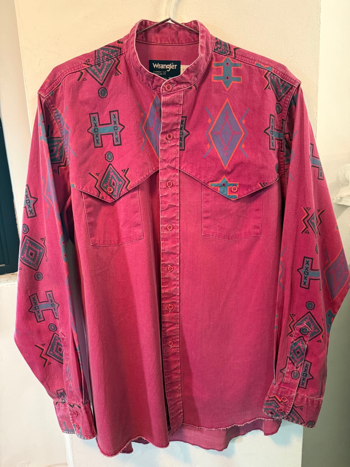 90s Wrangler Cowboys Cut Native Shirts  상품이미지1