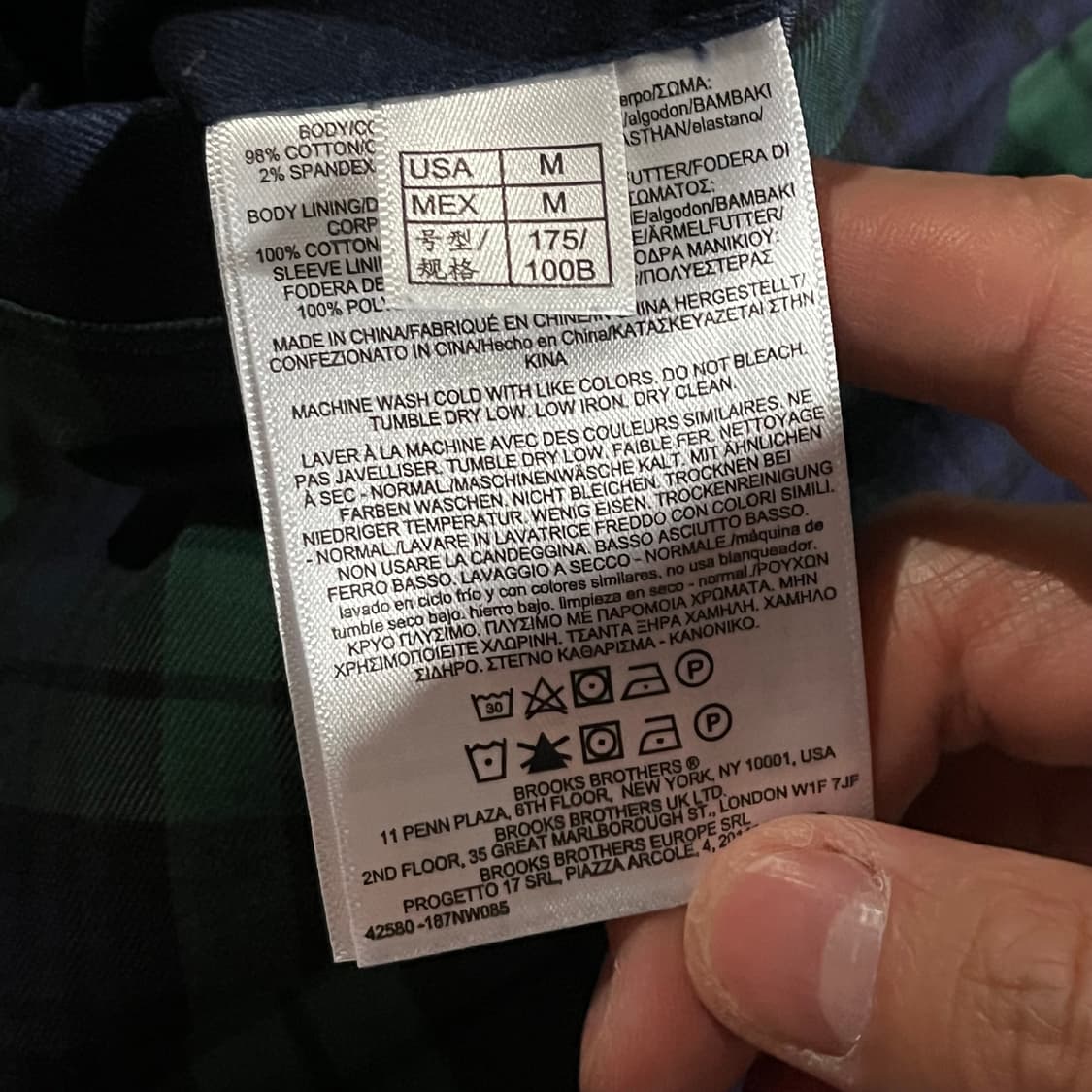 [100] 브룩스브라더스 로고 봄버자켓 상품이미지10