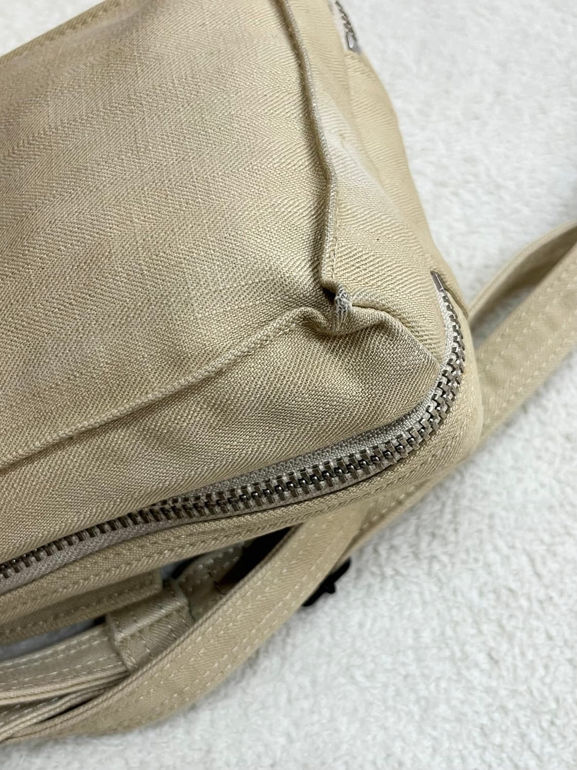 PORTER 포터 코튼 크로스백 베이지 상품이미지10