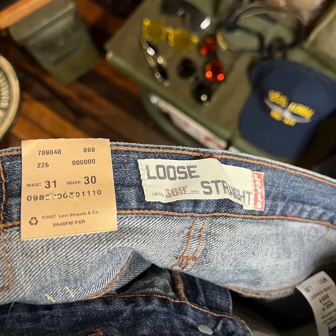 00's 리바이스 569 데님 31x30 Size (32인치) 데드스탁 상품이미지8