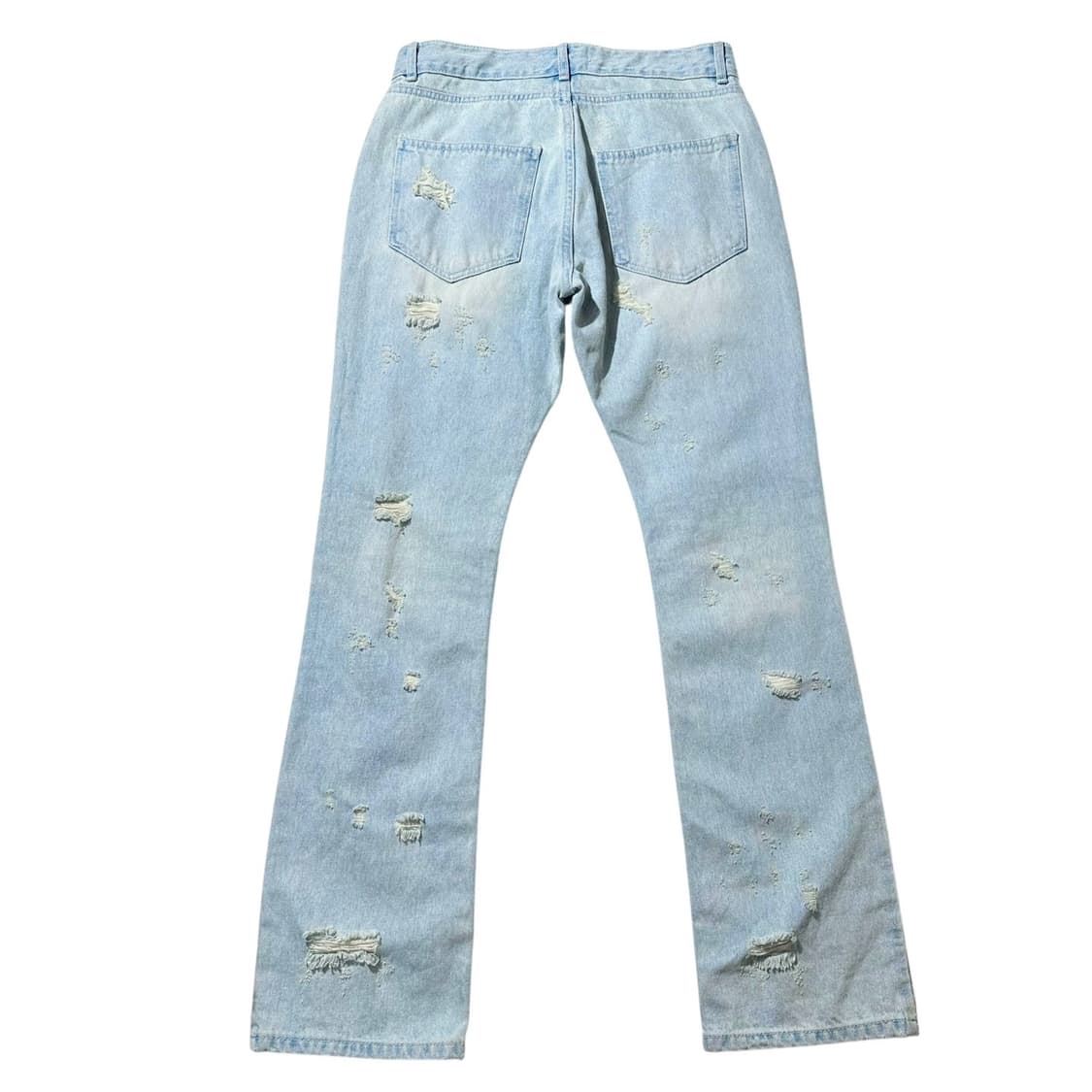 (새상품) 그레일즈 디스트레스드 플레어 진 부츠컷 데님 팬츠 상품이미지2