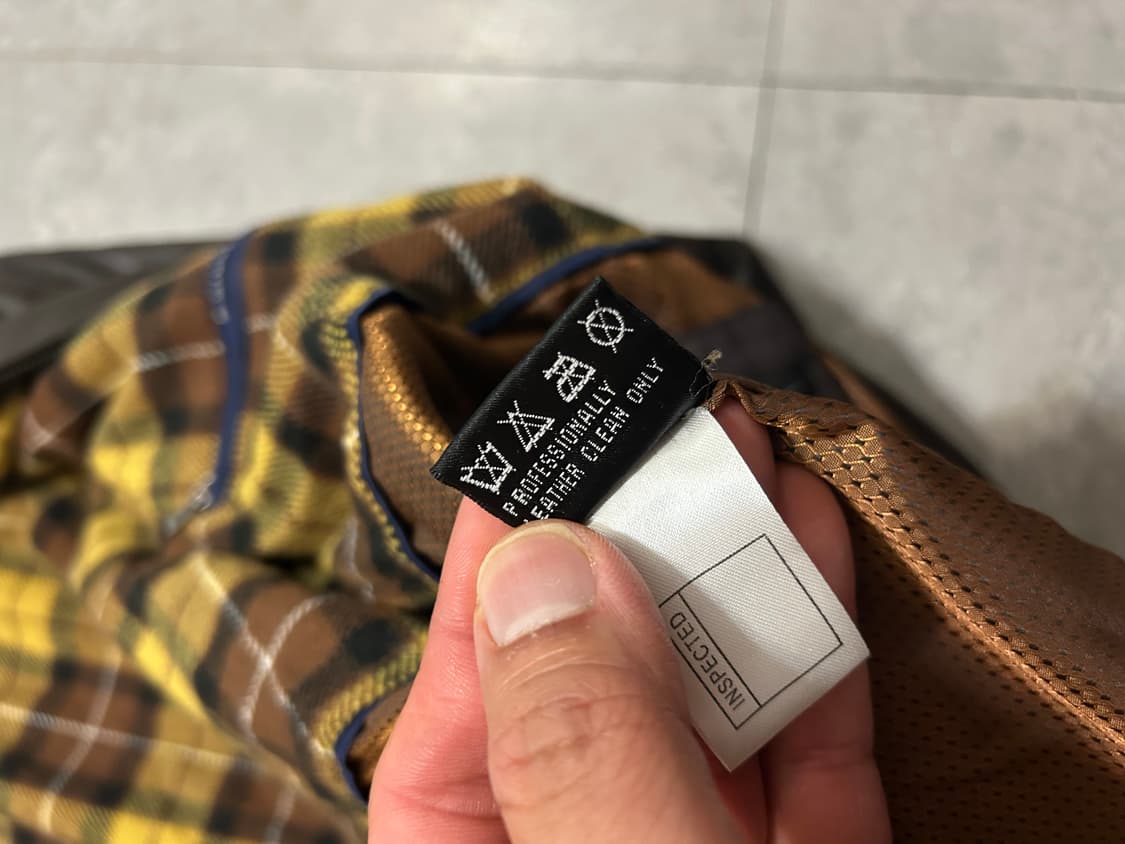 90s 베로꾸오이오 소가죽 블랑켓  빈티지 레더자켓 100size   상품이미지7