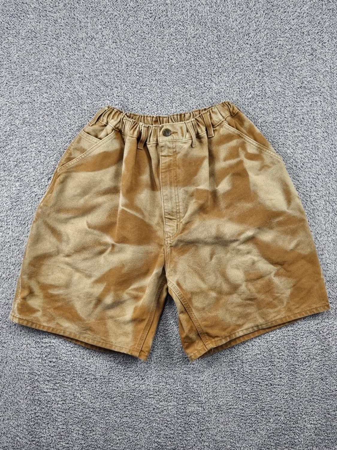 칼하트 다잉 밴딩 커스텀 덕캔버스 카펜터 워크 쇼츠 (44")/11644 상품이미지3