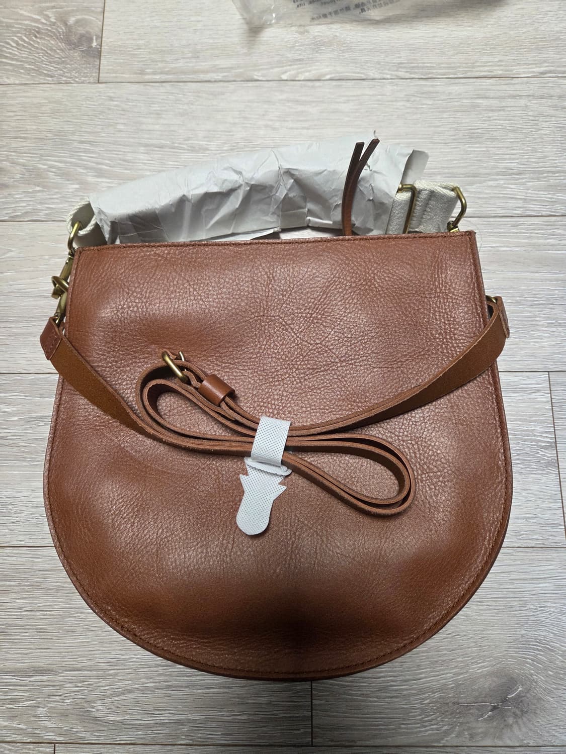 (새상품) 메이드웰 트랜스포트 가죽 새들백 상품이미지2