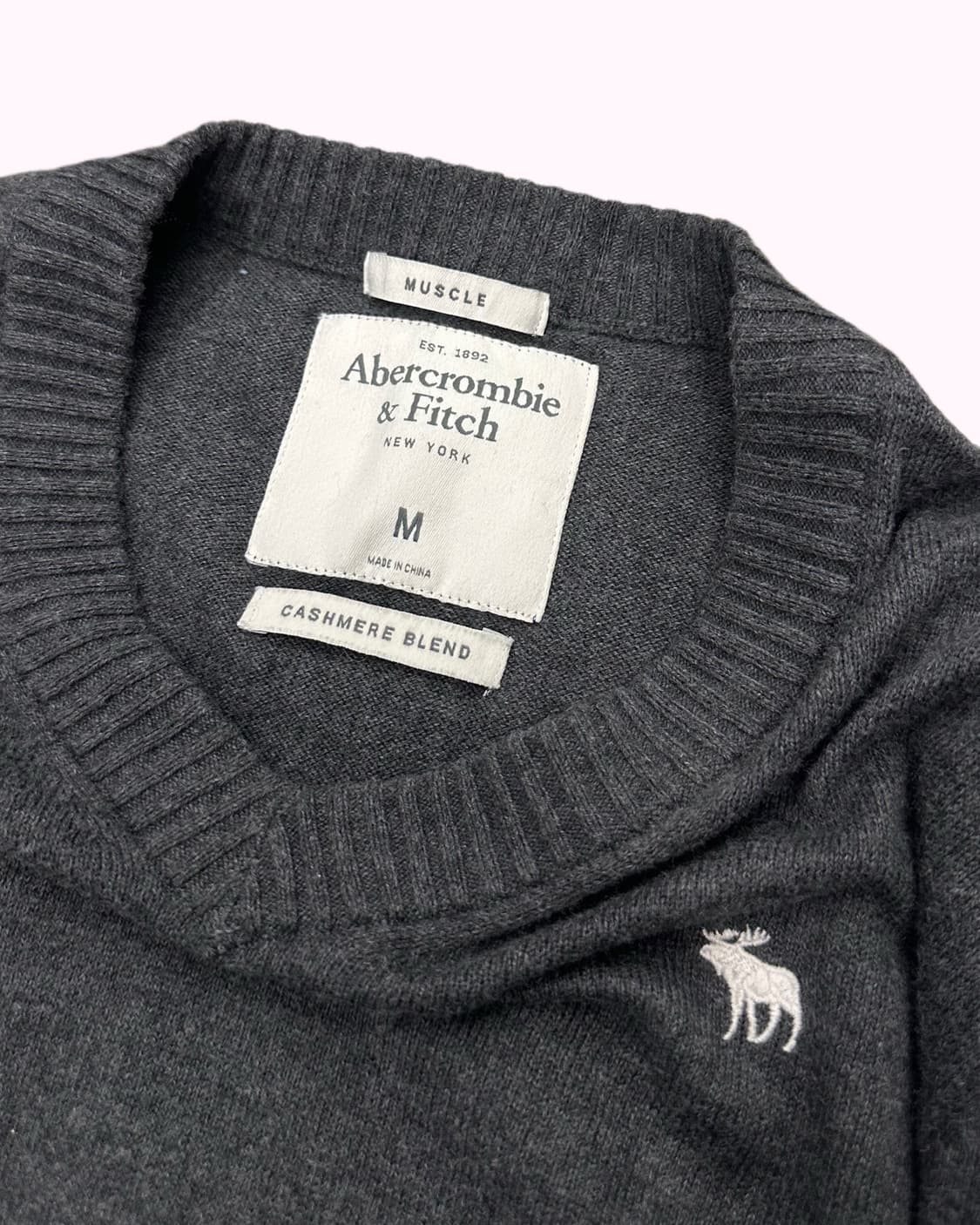 charcoal cashmere blend knit 상품이미지3