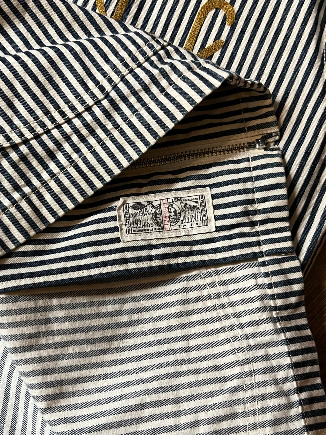 [L]페로우즈 재팬메이드 히코리 스트라이프 워크 자켓 상품이미지6