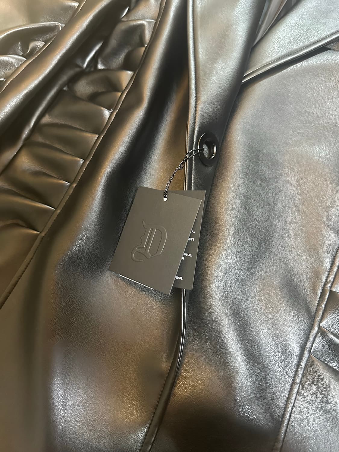 오도어 레더자켓 (Plisse jacket) 상품이미지5