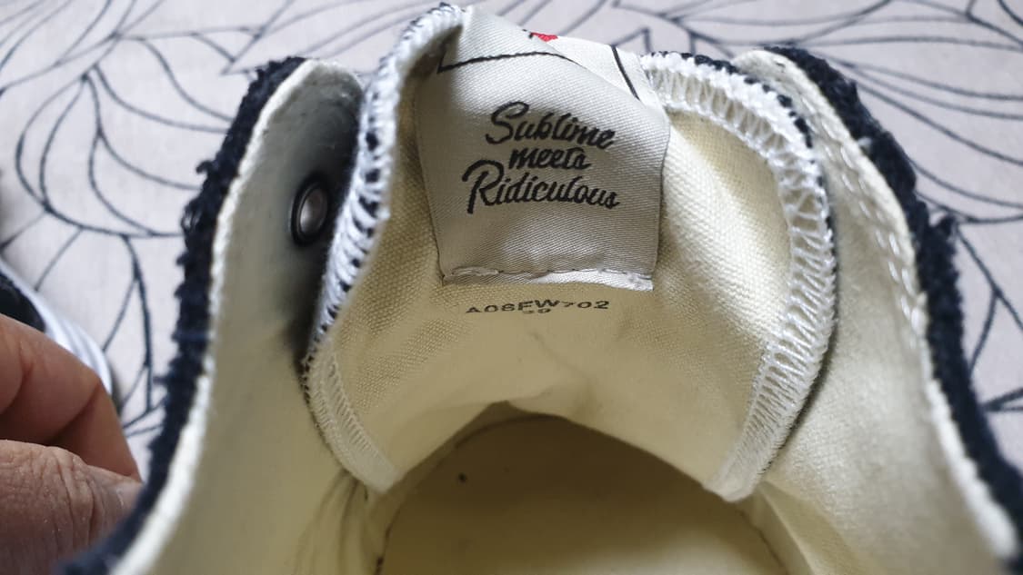 미하라 야스히로 피터슨 OG 솔 캔버스 로우  블랙 39 250 상품이미지5