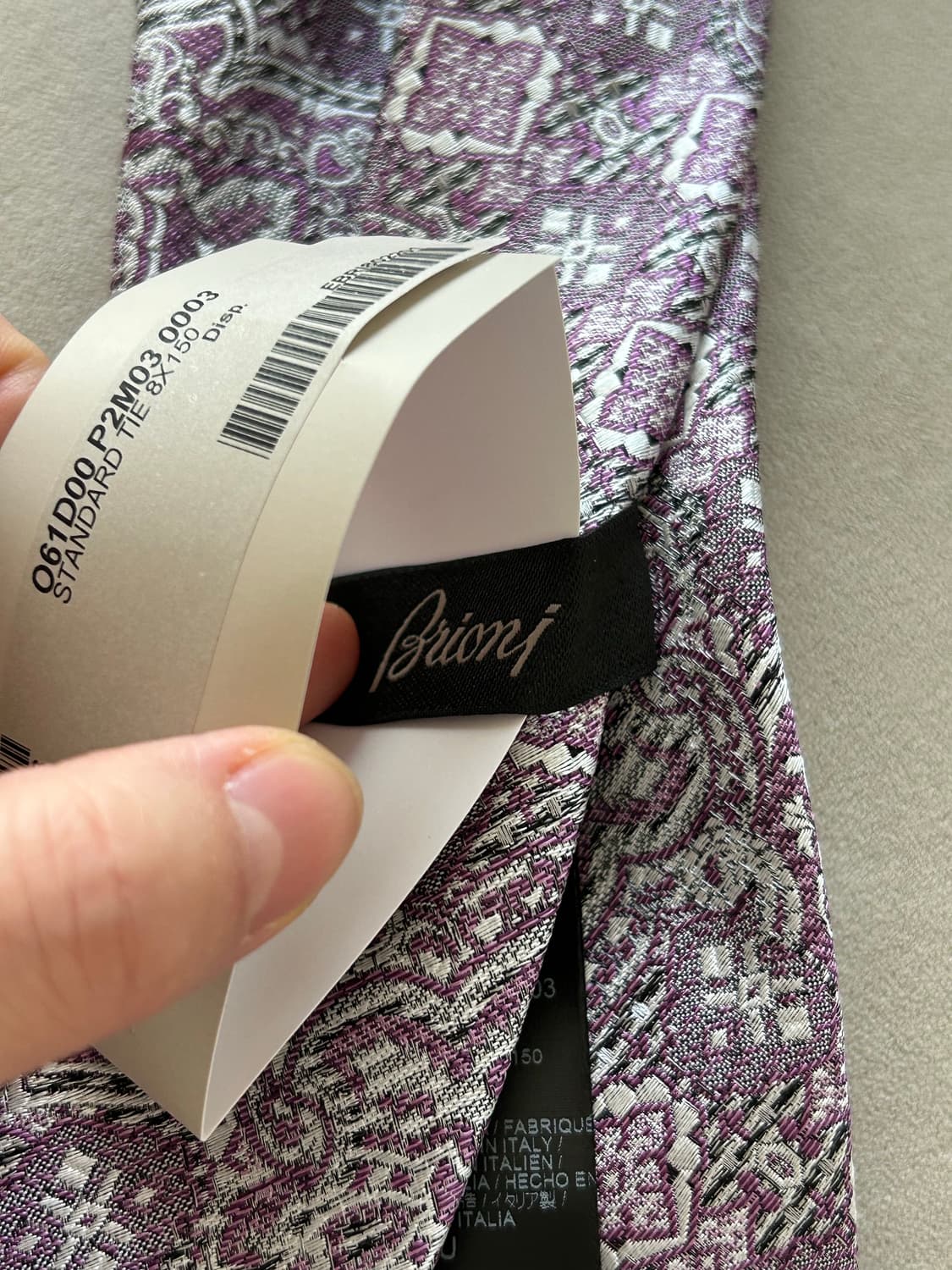 [새상품]브리오니 실크 넥타이 상품이미지5