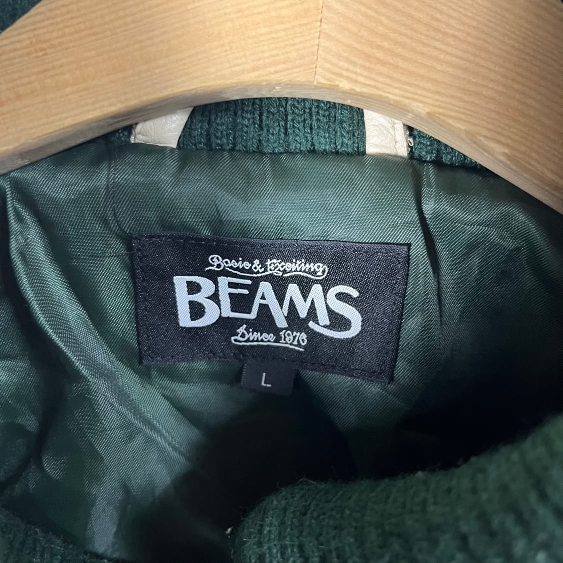 [Beams] 빔즈 바시티 자켓 상품이미지5