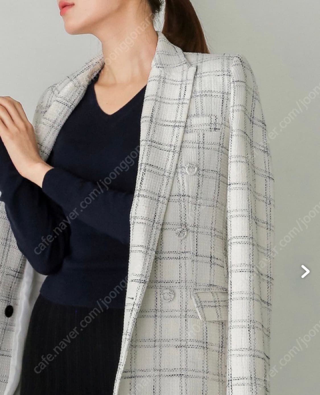 더 실루엣 de silhouette 트위드자켓 상품이미지1