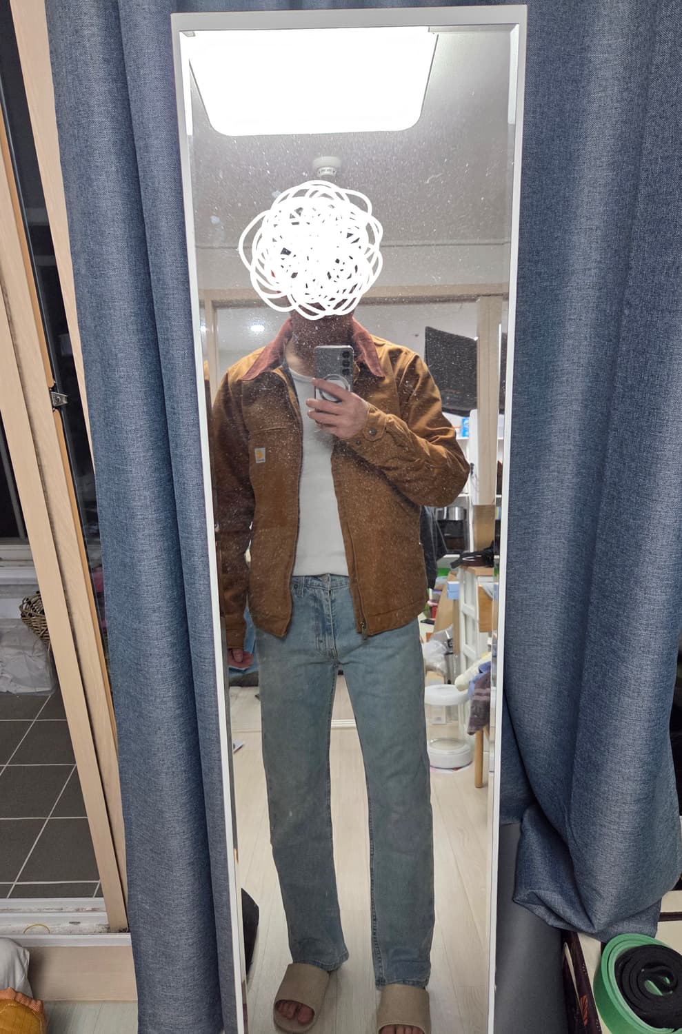 칼하트 디크로이트 M사이즈  인터스텔라맛  상품이미지7