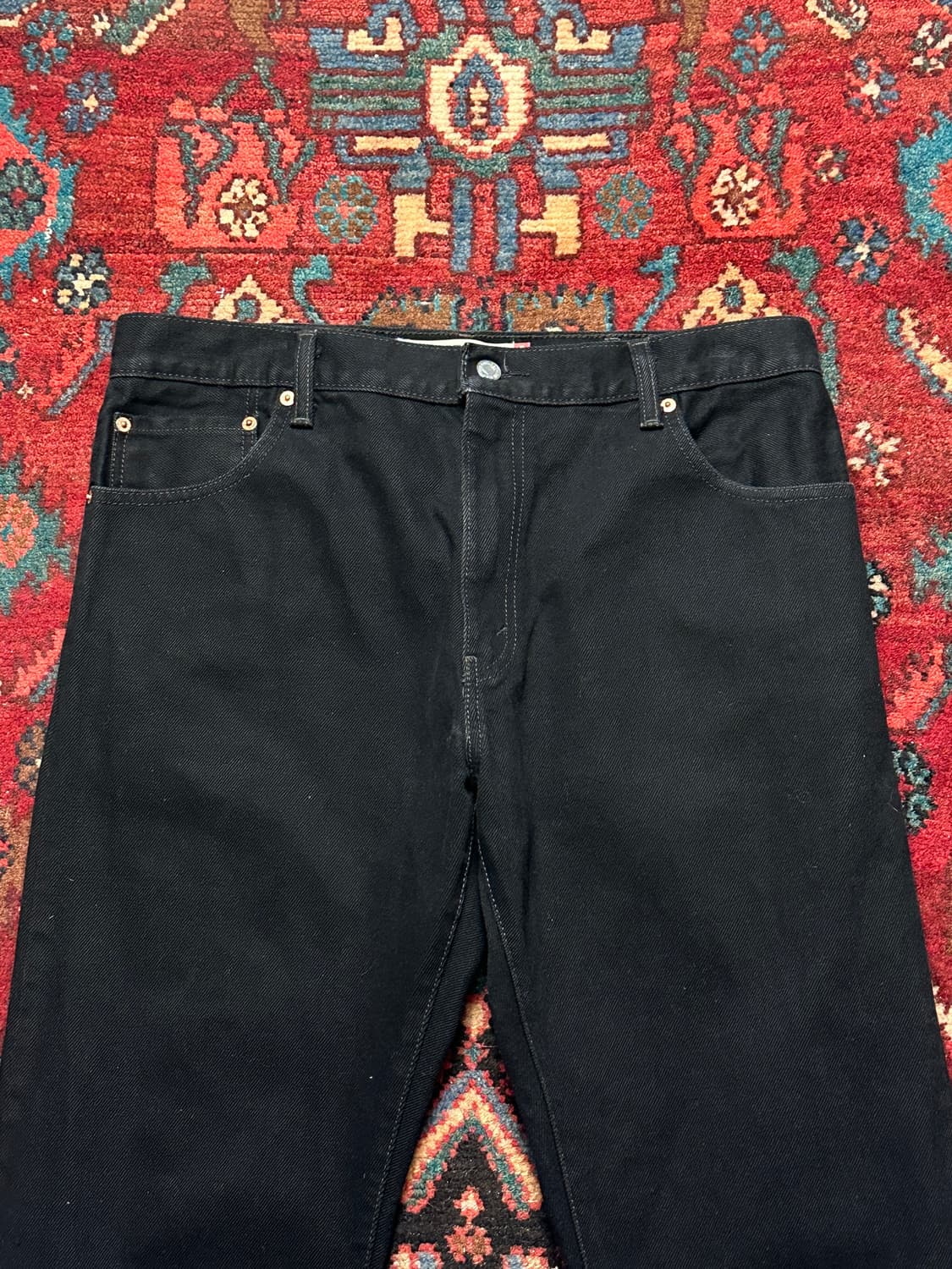 00's 리바이스 517 블랙 부츠컷 플레어진 상품이미지5