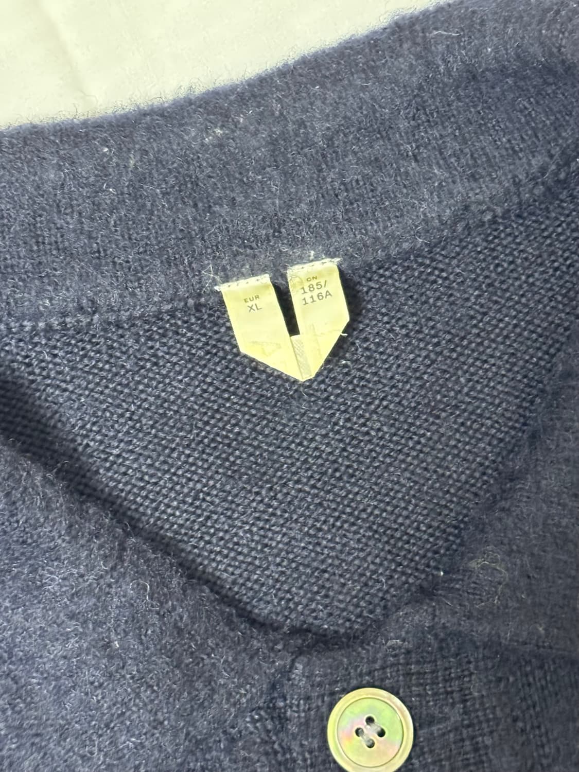 아르켓 헤어리 울 가디건 네이비 XL 상품이미지3