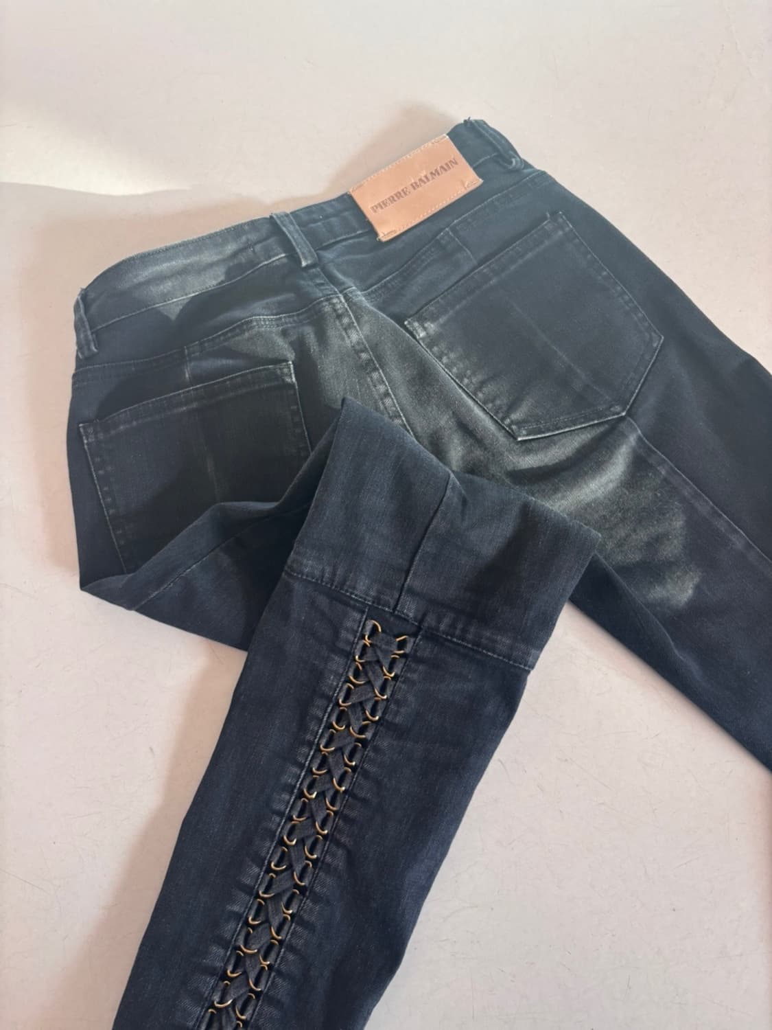 Vintage Pierre Balmain Eyelet Pants 상품이미지1