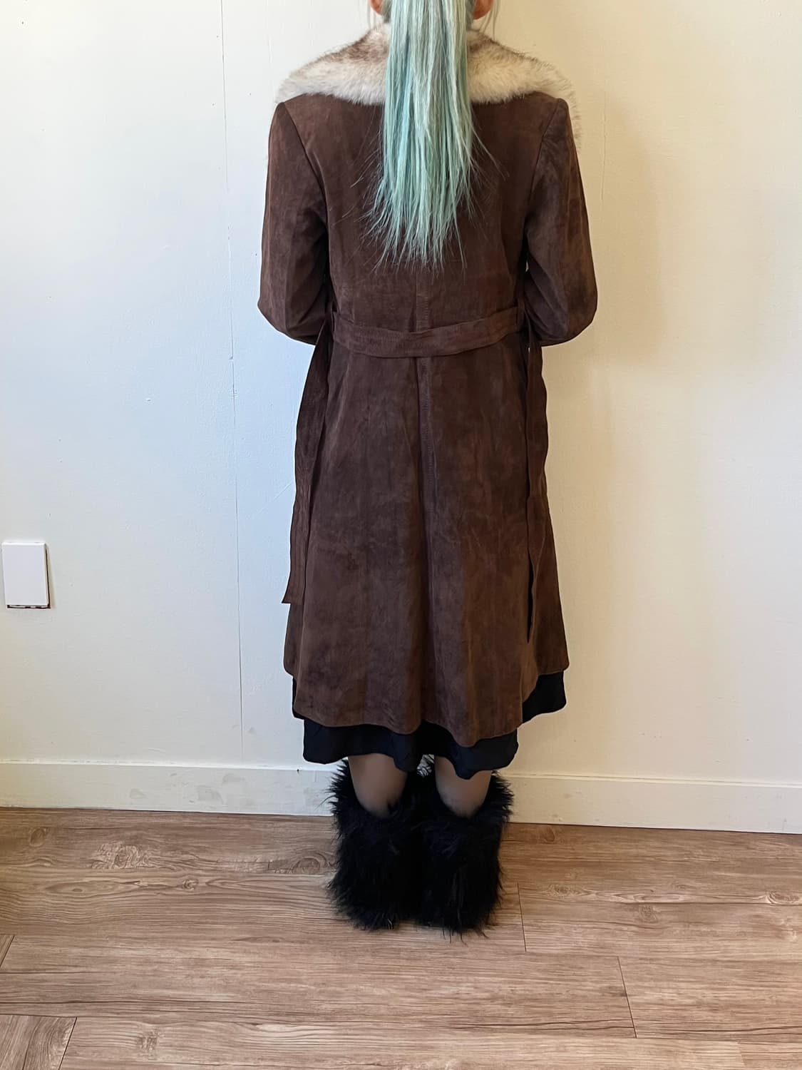 JHA-JHA 피그스킨 폭스 퍼 코트 상품이미지9