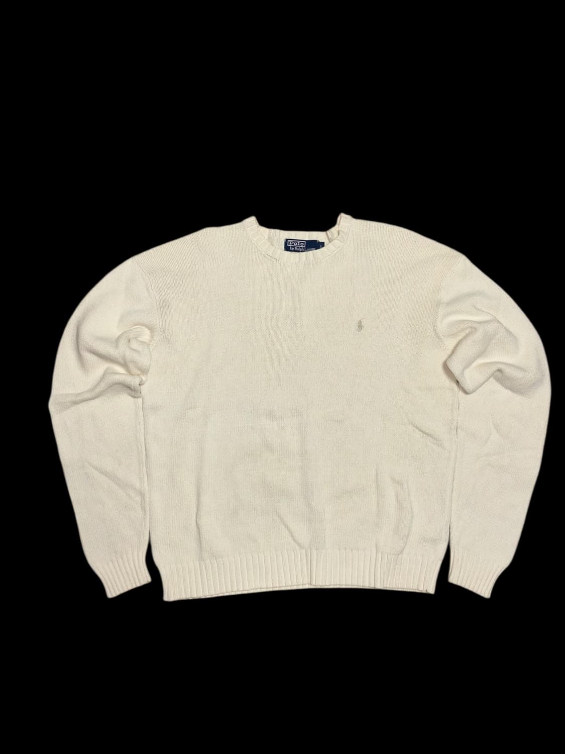 폴로 랄프로렌 아이보리 크림색상 니트 상품이미지2