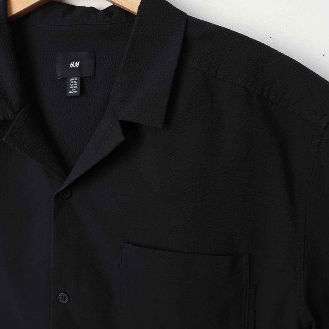 105/H&M 블랙 셔츠 상품이미지3