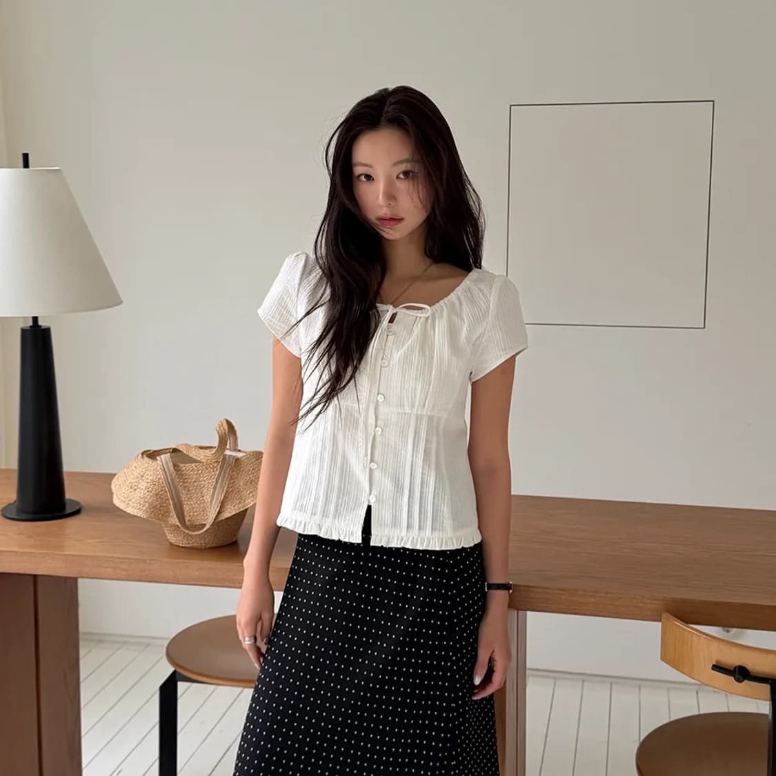 오떼뜨 루시 코튼 블라우스 lucy cotton blouse 상품이미지1