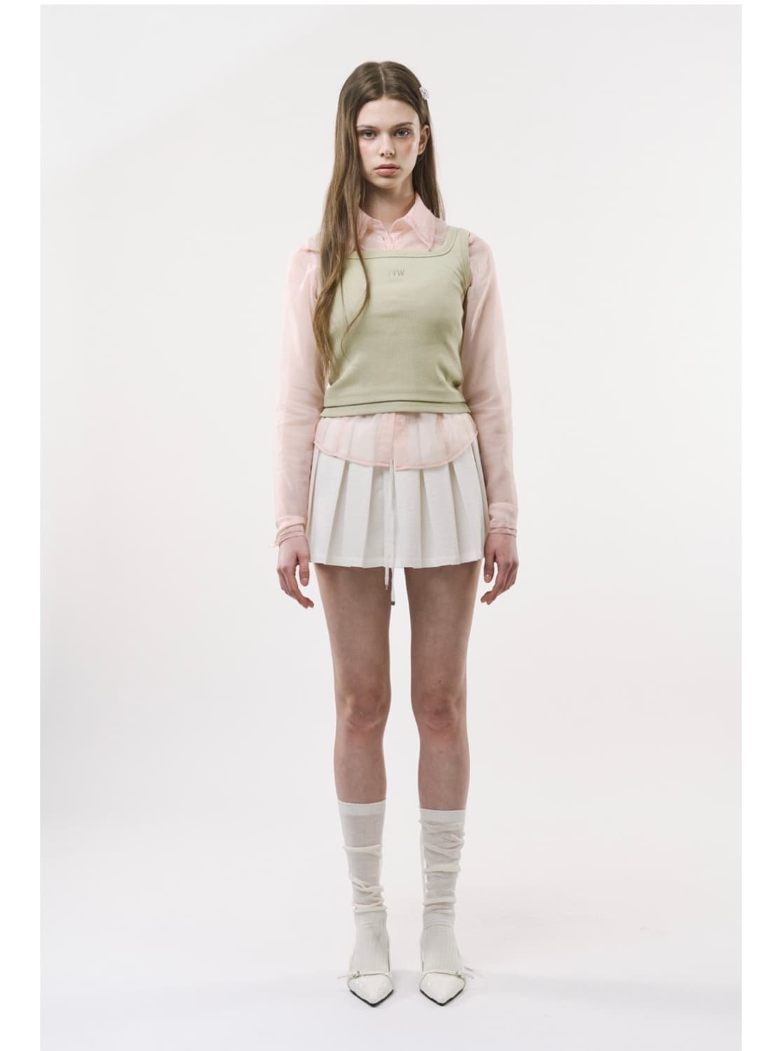 포더웨더 더블레이어드슬리브 (mint) 상품이미지1