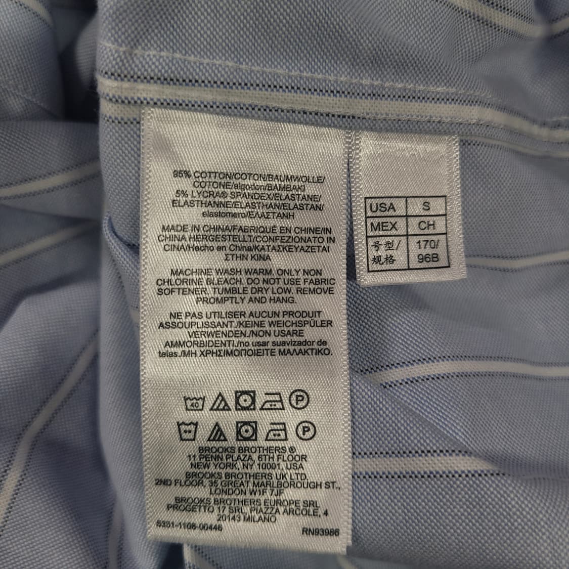 Brooks Brothers 브룩스브라더스 스트라이프 옥스포드 자수로고  상품이미지6