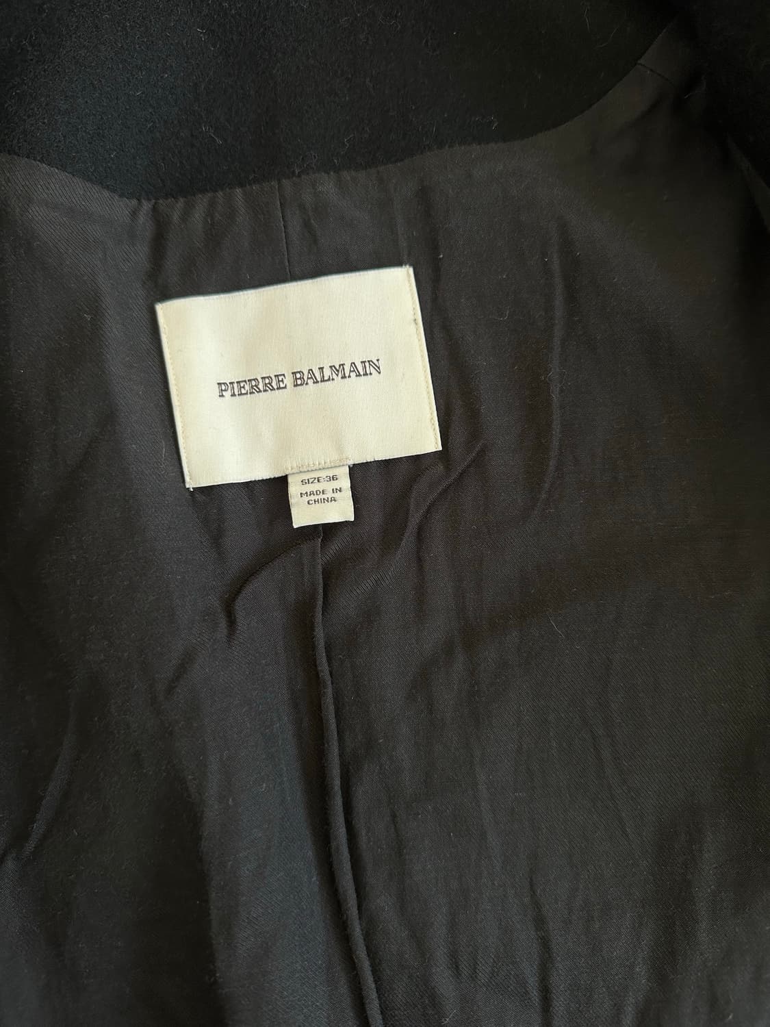 발망 나폴레옹 램스킨 레더 숄더 자켓 상품이미지5