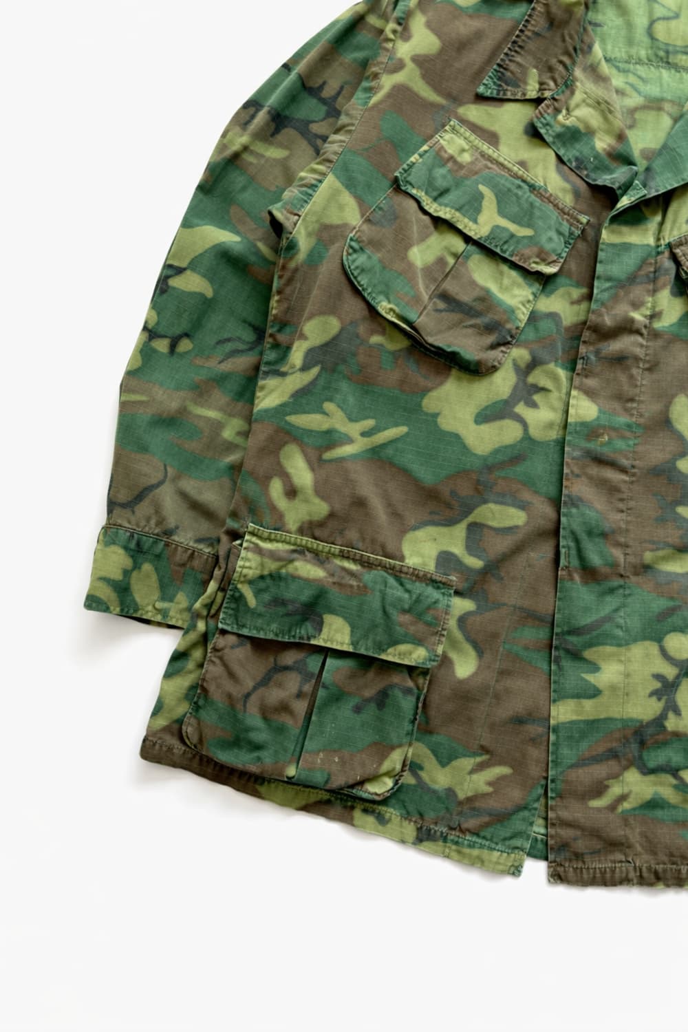 60's 미군 ERDL 카모 정글 퍼티그 자켓 M-R 상품이미지3