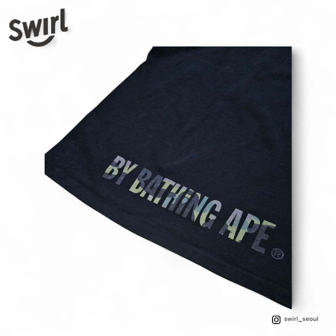BAPE 글리터 카모 고릴라헤드 티셔츠 상품이미지5