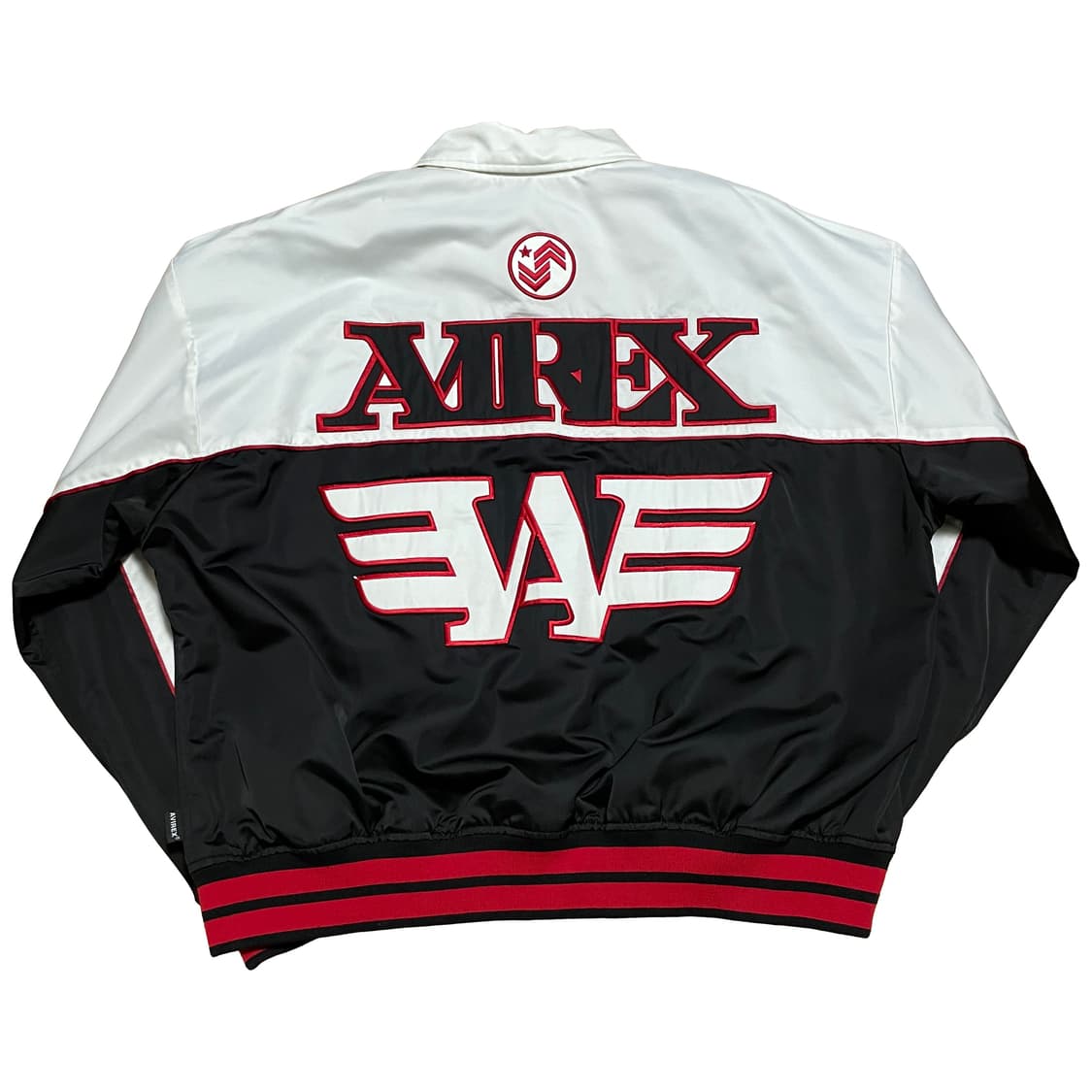 [2XL] 아비렉스 x SWAY 바시티 투톤 블루종 자켓 상품이미지1
