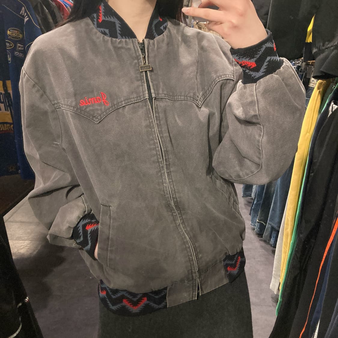  [IM]  Wallo 아메리칸 빈티지 워크자켓 브라운 상품이미지5