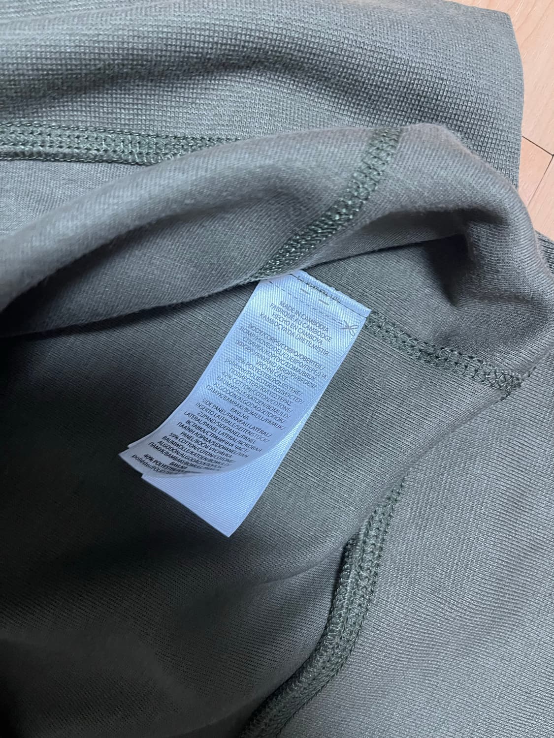 폴로 카키 맨투맨 상품이미지4