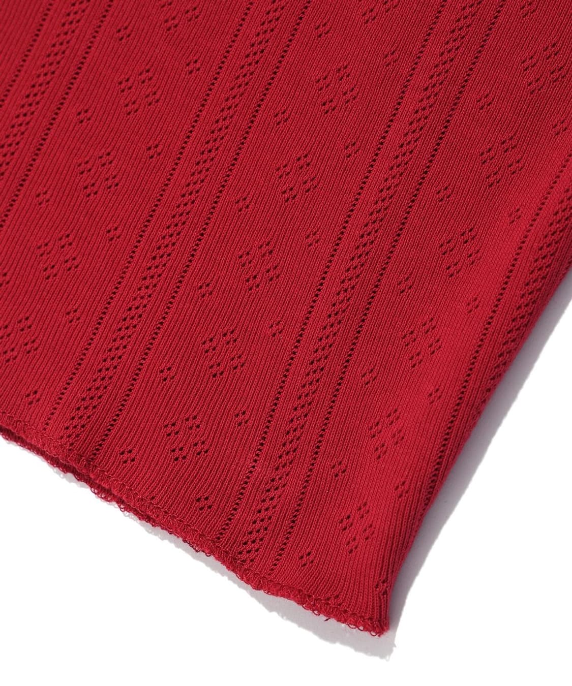 유희 eyelet sleeveless red 상품이미지5