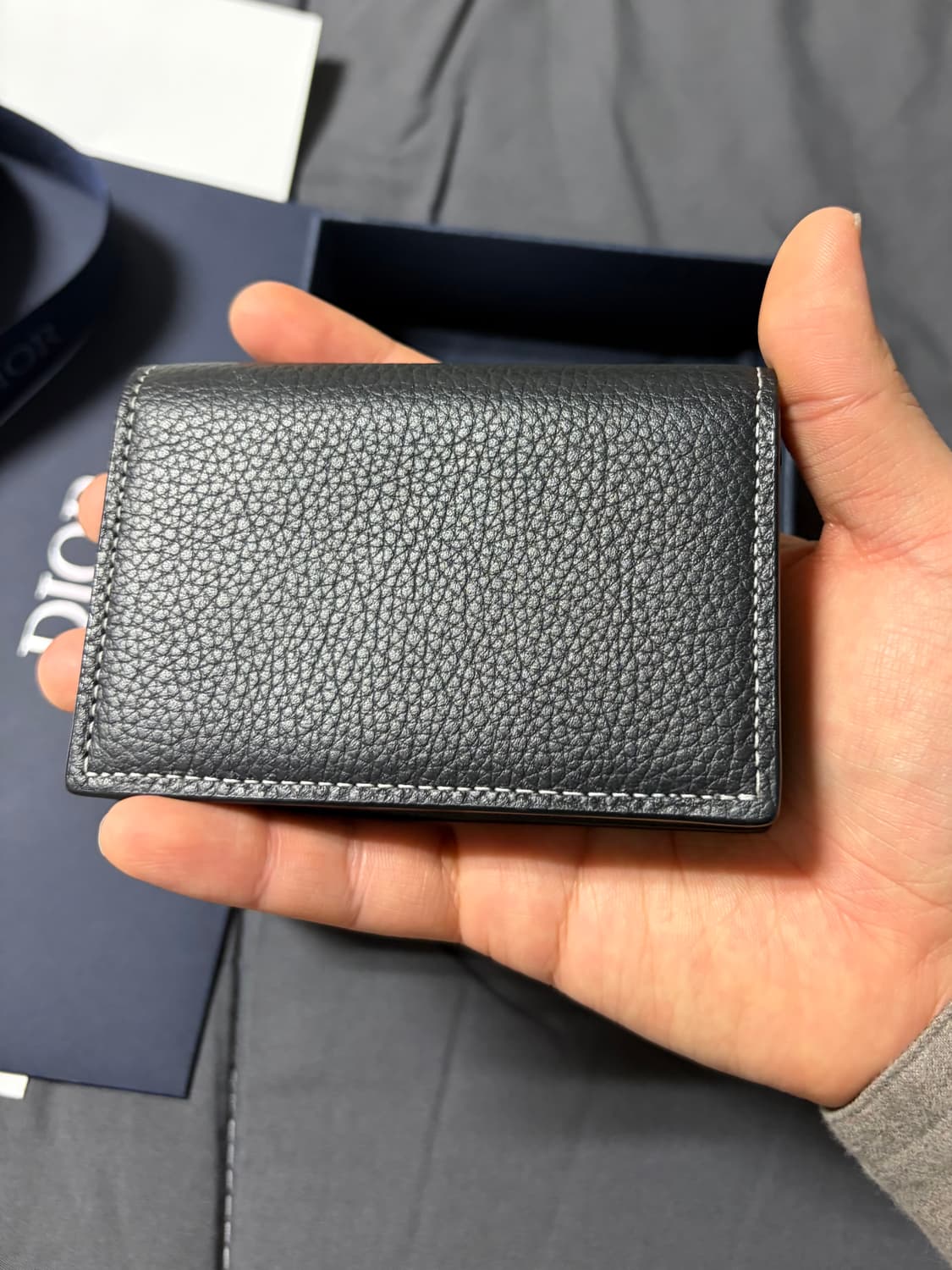 디올 새들 비즈니스 카드지갑 상품이미지2