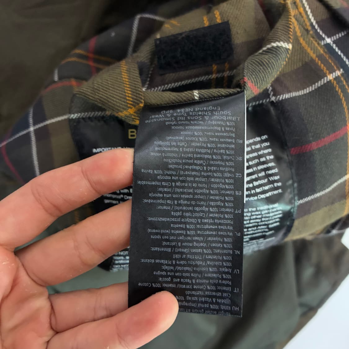 Barbour 바버 카키 비데일 왁싱 자켓 상품이미지9