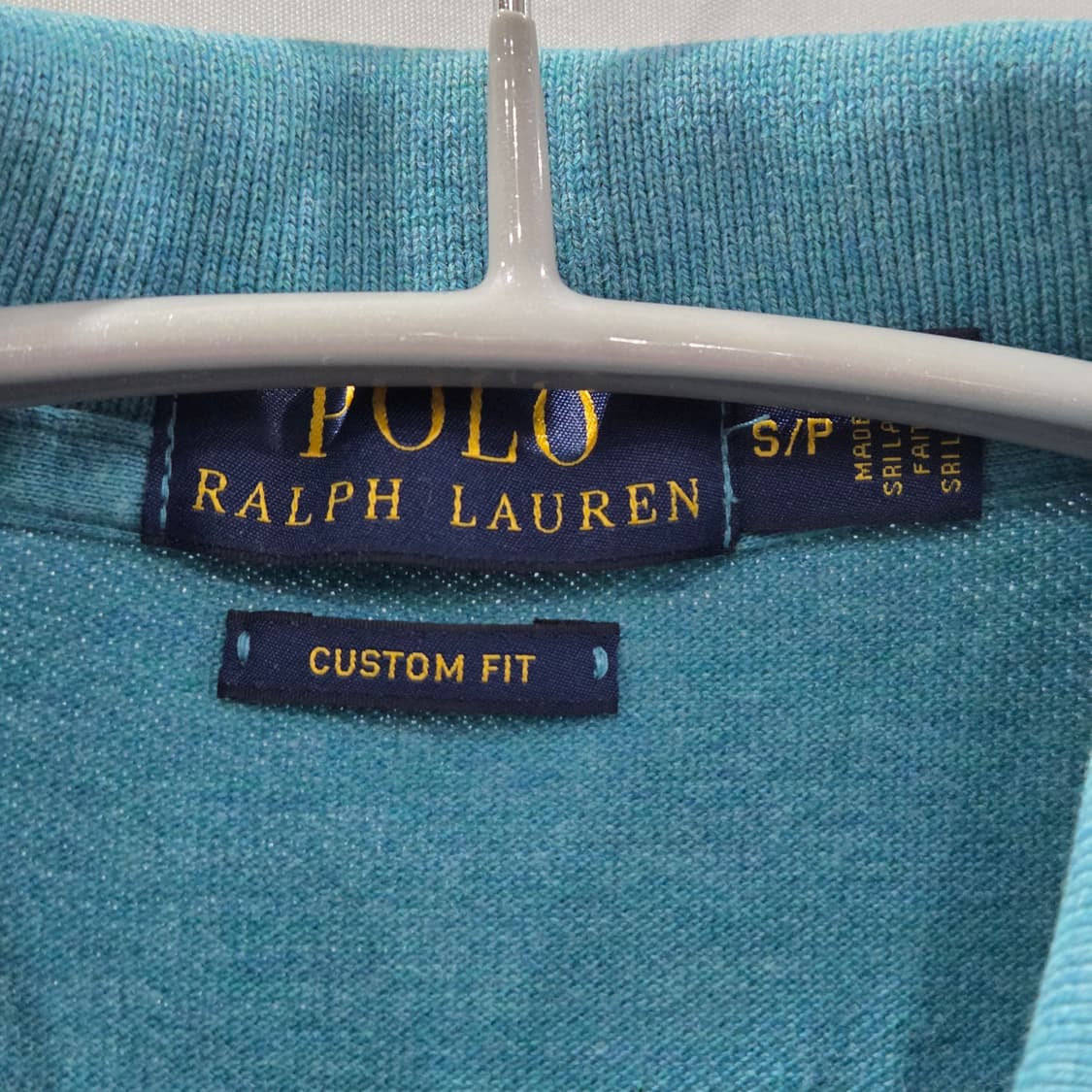 폴로랄프로렌 피케 카라 반팔티 청록색 S 상품이미지3
