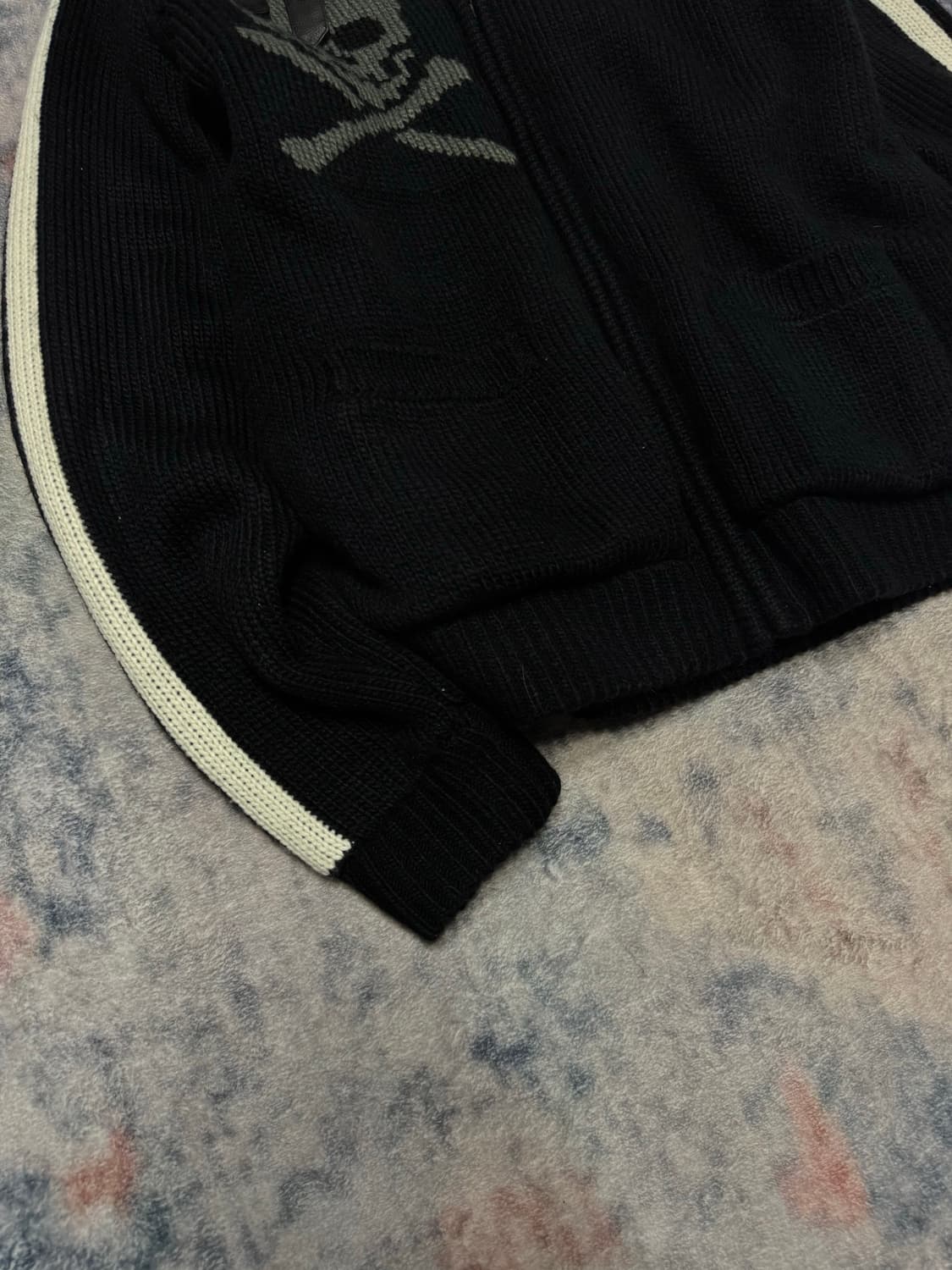 Vanson leather skull trimming fur jacket 상품이미지5