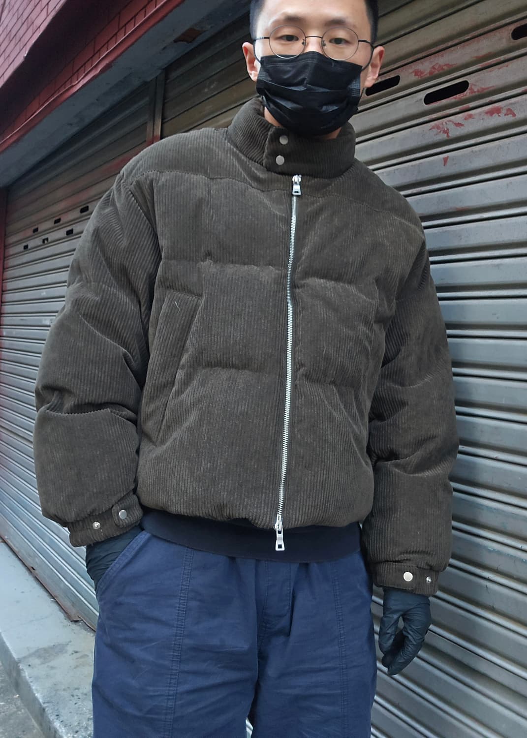 Kimuir 키뮤어 24FW 코듀로이 덕다운 패딩 M사이즈 상품이미지2