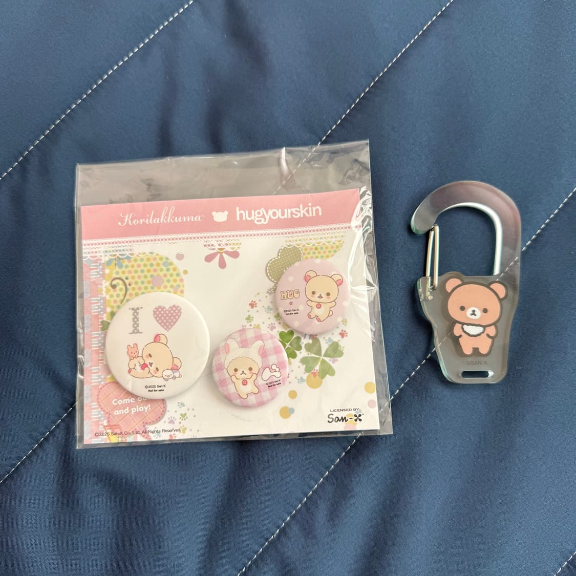허그유어스킨x코리락쿠마 콜라보 상하의세트 팔아요 상품이미지3