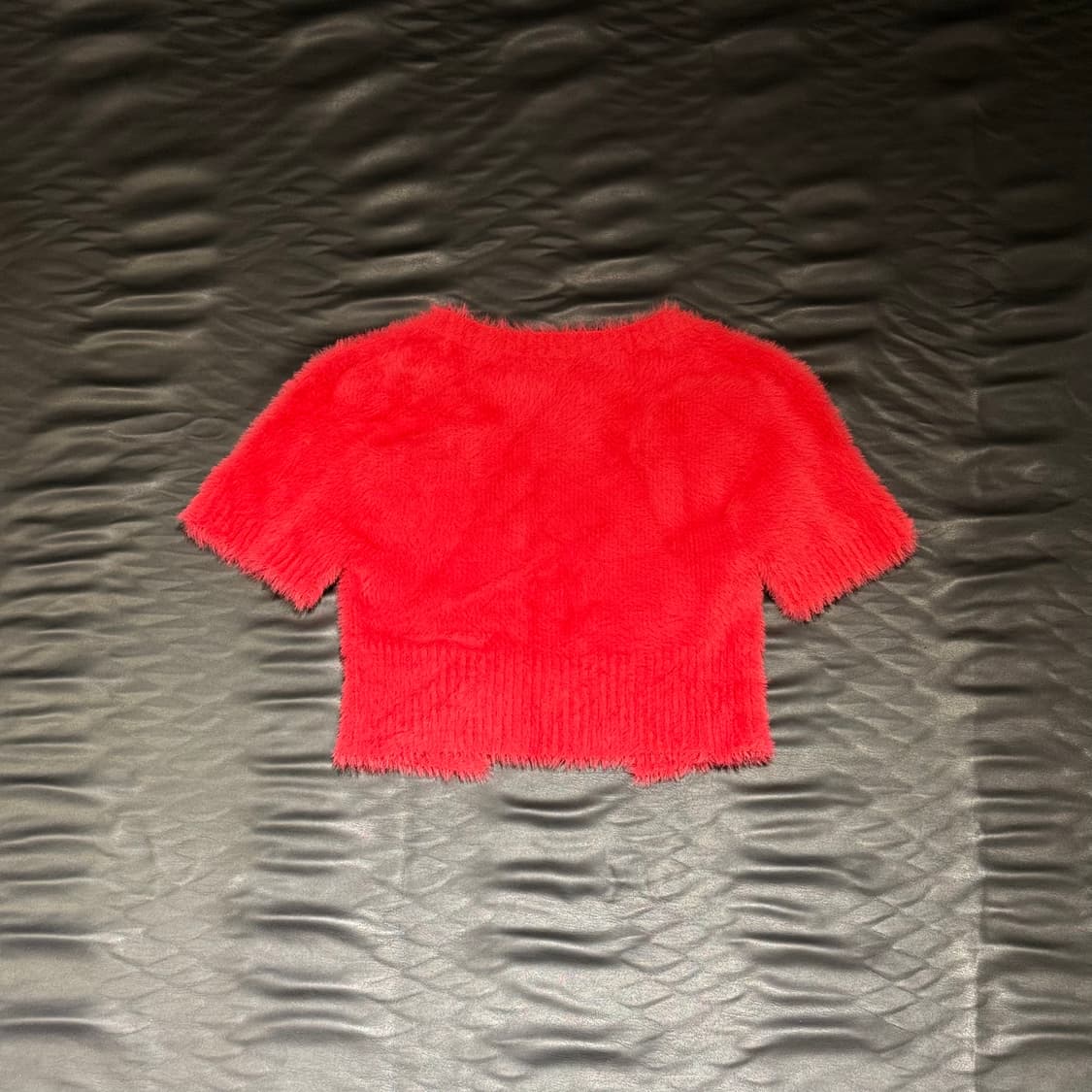 자크뮈스 라 마이유 크롭 가디건 다크핑크 상품이미지2