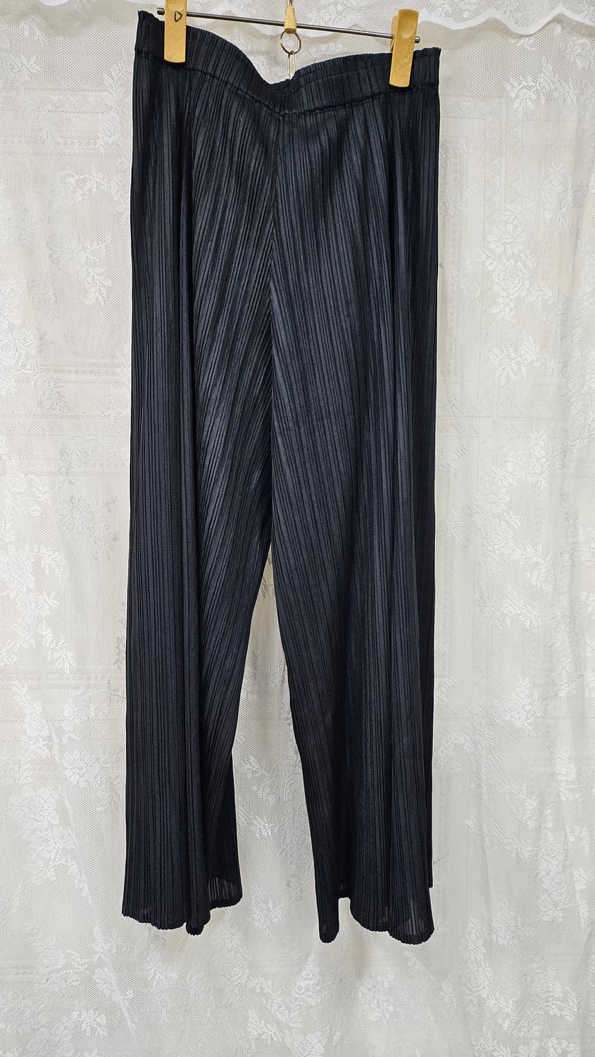 플리츠 주름 와이드 팬츠입니다  상품이미지4